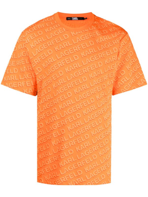 

Logo-print cotton T-shirt, Karl Lagerfeld Logo-print cotton T-shirt