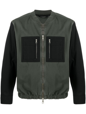 

Contrast pocket bomber jacket, Neil Barrett Contrast pocket bomber jacket