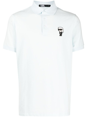 

Ikonik Karl piqué polo shirt, Karl Lagerfeld Ikonik Karl piqué polo shirt