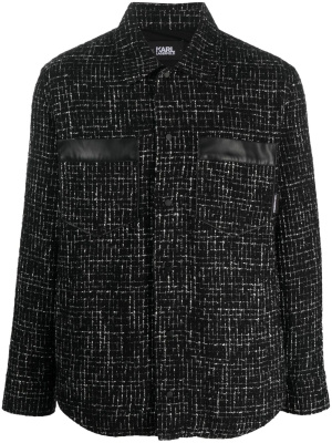 

Bouclé shirt jacket, Karl Lagerfeld Bouclé shirt jacket