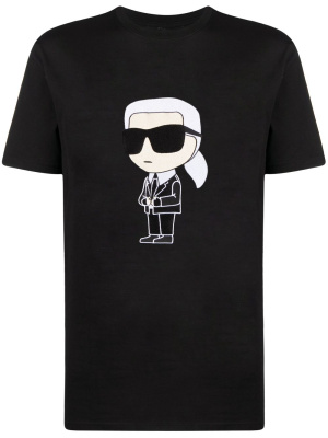 

Ikonik Karl cotton T-shirt, Karl Lagerfeld Ikonik Karl cotton T-shirt