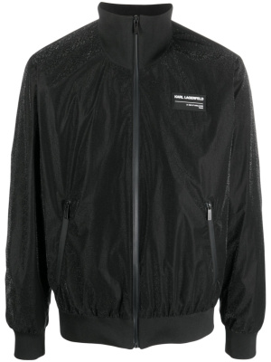 

High-neck zip-up jacket, Karl Lagerfeld High-neck zip-up jacket