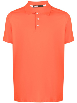 

Short-sleeve cotton polo shirt, Karl Lagerfeld Short-sleeve cotton polo shirt