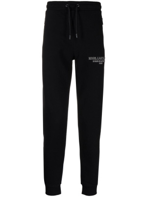 

Logo patch cotton track pants, Karl Lagerfeld Logo patch cotton track pants