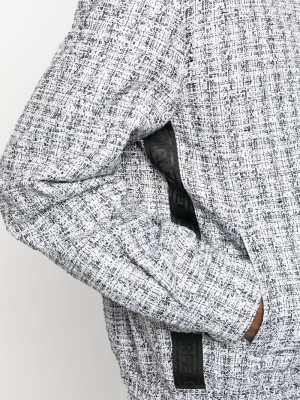 

Bouclé long-sleeved bomber jacket, Karl Lagerfeld Bouclé long-sleeved bomber jacket