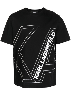 

Logo-print T-shirt, Karl Lagerfeld Logo-print T-shirt