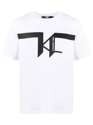 

Kl-logo organic-cotton T-Shirt, Karl Lagerfeld Kl-logo organic-cotton T-Shirt