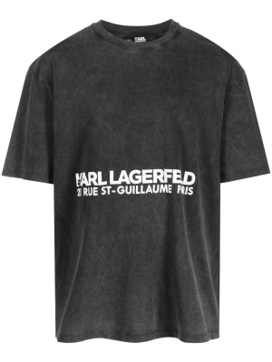 

Logo-print cotton T-Shirt, Karl Lagerfeld Logo-print cotton T-Shirt