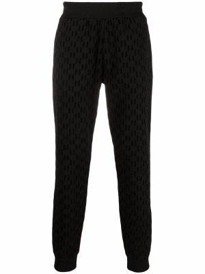 

Monogram-pattern track pants, Karl Lagerfeld Monogram-pattern track pants