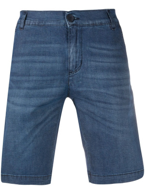 

Denim straight-leg shorts, Karl Lagerfeld Denim straight-leg shorts