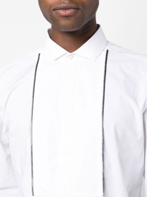 

Zip-bib evening shirt, Karl Lagerfeld Zip-bib evening shirt