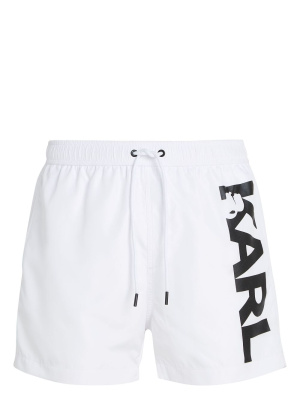

Logo-print swim shorts, Karl Lagerfeld Logo-print swim shorts