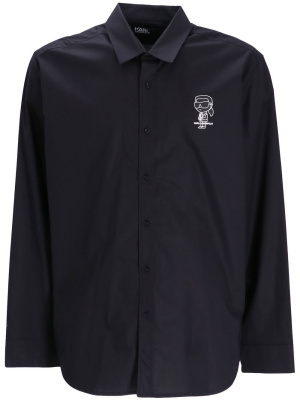 

Ikonik Karl-print shirt, Karl Lagerfeld Ikonik Karl-print shirt