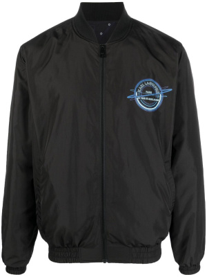 

Athleisure reversible bomber jacket, Karl Lagerfeld Athleisure reversible bomber jacket