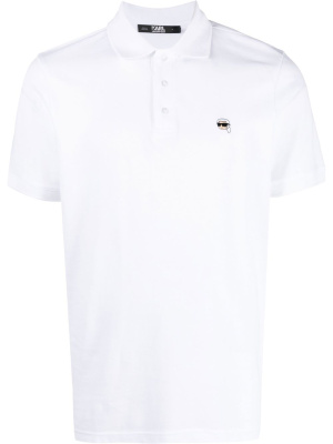 

Ikonik 2.0 embroidered polo shirt, Karl Lagerfeld Ikonik 2.0 embroidered polo shirt