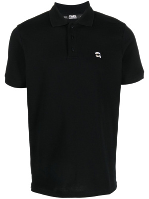 

Ikonik 2.0 embroidered polo shirt, Karl Lagerfeld Ikonik 2.0 embroidered polo shirt