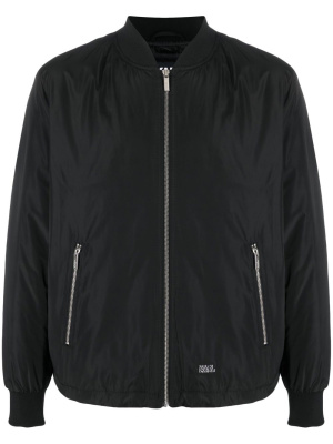 

Embroidered-logo bomber jacket, Karl Lagerfeld Embroidered-logo bomber jacket