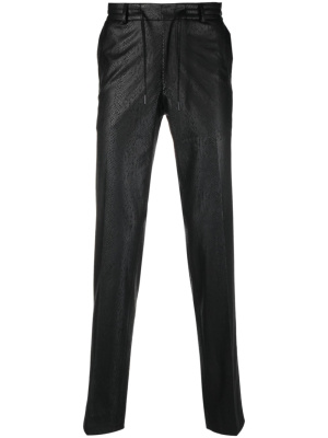 

Snakeskin-effect drawstring trousers, Karl Lagerfeld Snakeskin-effect drawstring trousers