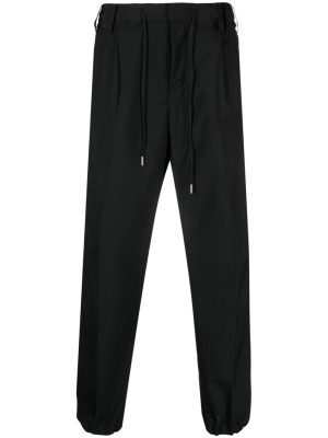 

Mid-rise straight-leg trousers, Sacai Mid-rise straight-leg trousers