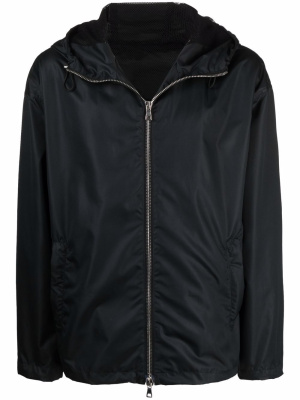 

Logo-print hooded jacket, Balmain Logo-print hooded jacket