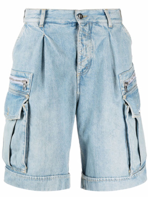 

Denim cargo shorts, Balmain Denim cargo shorts