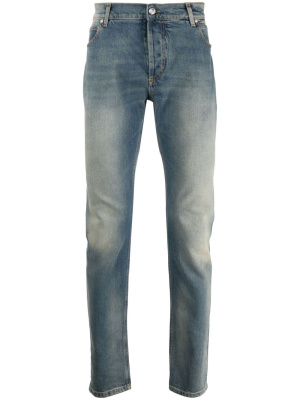 

Mid-rise tapered jeans, Balmain Mid-rise tapered jeans