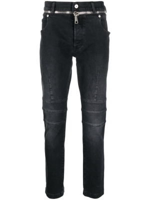 

Zipped-belt jeans, Balmain Zipped-belt jeans