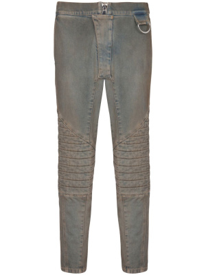 

Panelled slim-cut jeans, Balmain Panelled slim-cut jeans