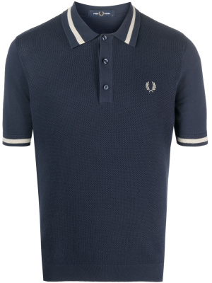 

Logo-print cotton polo shirt, Fred Perry Logo-print cotton polo shirt
