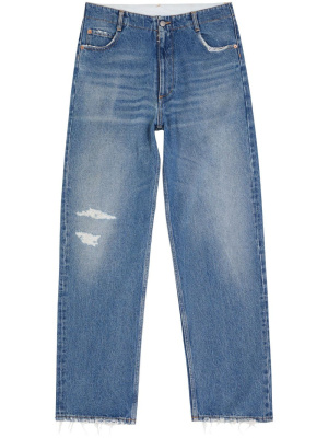 

Keyring-detail straight-leg jeans, MM6 Maison Margiela Keyring-detail straight-leg jeans