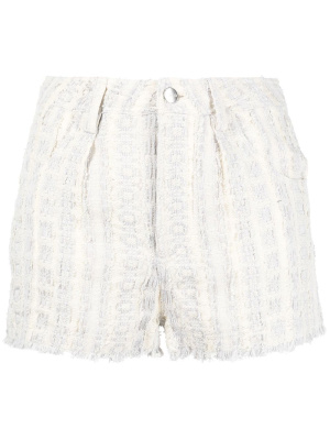 

Frayed-hem tweed shorts, IRO Frayed-hem tweed shorts