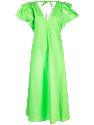 

Ruffle sleeve long dress, Tommy Hilfiger Ruffle sleeve long dress