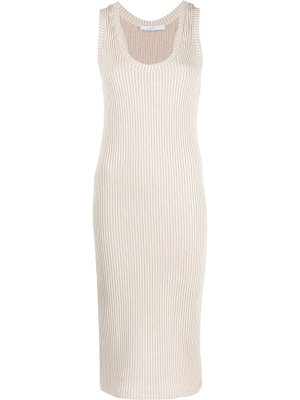 

Sleeveless ribbed midi dress, IRO Sleeveless ribbed midi dress
