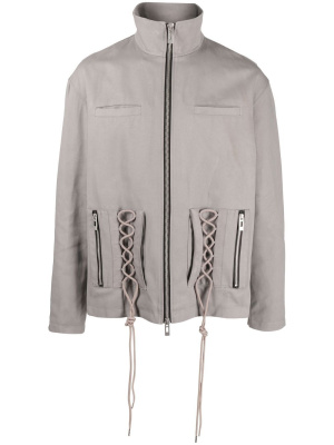 

Funnel neck zip-front jacket, Han Kjøbenhavn Funnel neck zip-front jacket