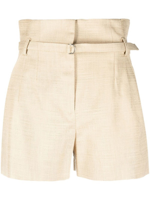 

High-waist belted mini shorts, IRO High-waist belted mini shorts