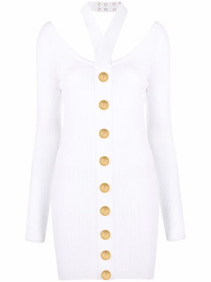 

Backless knitted dress, Balmain Backless knitted dress