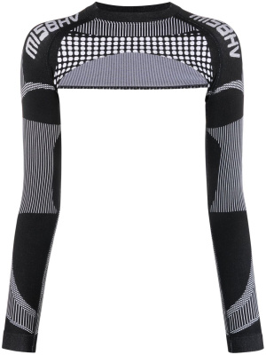 

Logo-print cropped top, MISBHV Logo-print cropped top