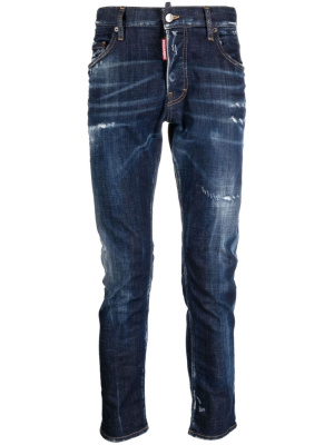 

Distressed-finish tapered-leg jeans, Dsquared2 Distressed-finish tapered-leg jeans