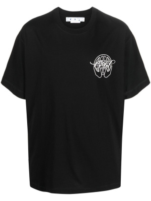 

Hand Arrow logo-print T-shirt, Off-White Hand Arrow logo-print T-shirt