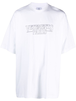 

Logo-print short-sleeve T-shirt, VETEMENTS Logo-print short-sleeve T-shirt