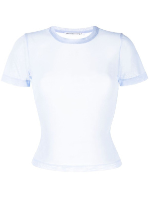 

Mesh short-sleeve T-shirt, Alexander Wang Mesh short-sleeve T-shirt