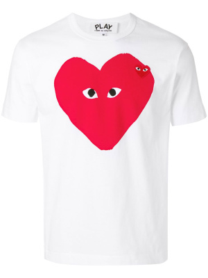 

Heart logo T-shirt, Comme Des Garçons Play Heart logo T-shirt