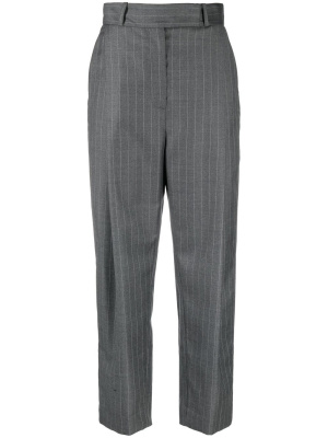 

Pinstripe-print tailored trousers, TOTEME Pinstripe-print tailored trousers