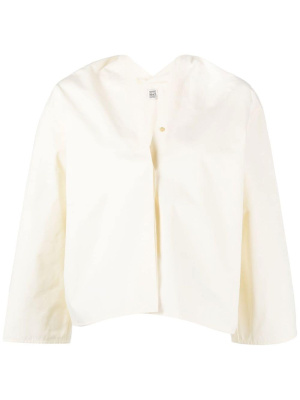 

V-neck poplin blouse, TOTEME V-neck poplin blouse