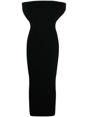 

Off-shoulder knitted dress, TOTEME Off-shoulder knitted dress