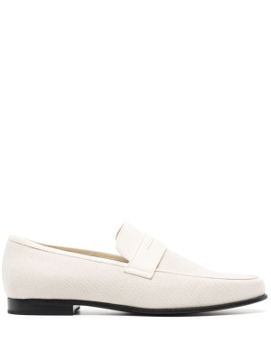 

Canvas penny loafers, TOTEME Canvas penny loafers