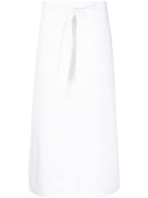 

Tie-waist midi skirt, TOTEME Tie-waist midi skirt