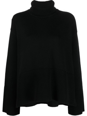 

Roll-neck rib-trimmed jumper, TOTEME Roll-neck rib-trimmed jumper
