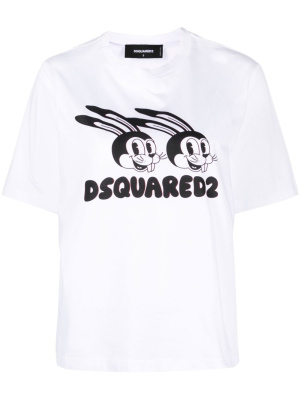 

Logo-print cotton T-shirt, Dsquared2 Logo-print cotton T-shirt