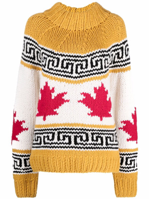 

Intarsia-knit jumper, Dsquared2 Intarsia-knit jumper